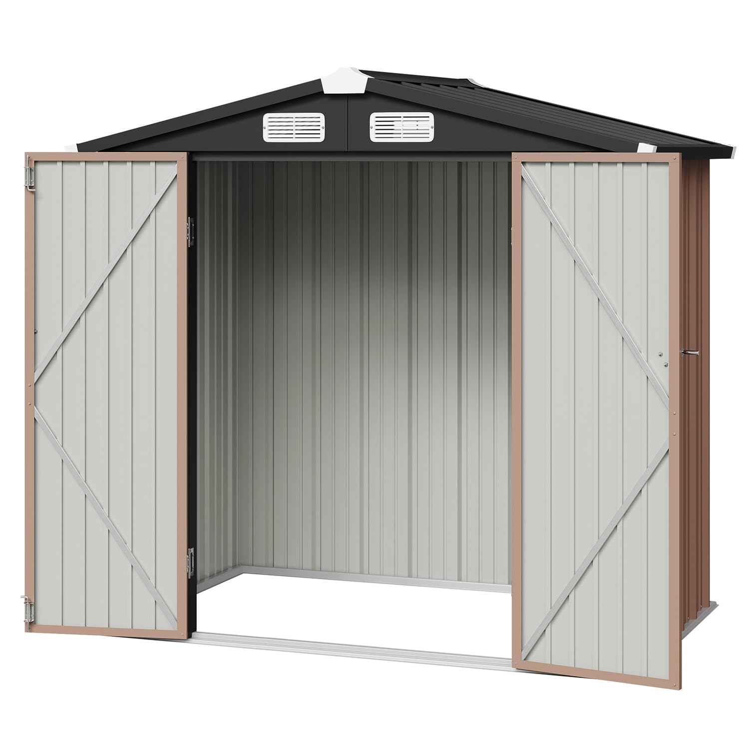 Aoxun 6.2x4 Metal Shed