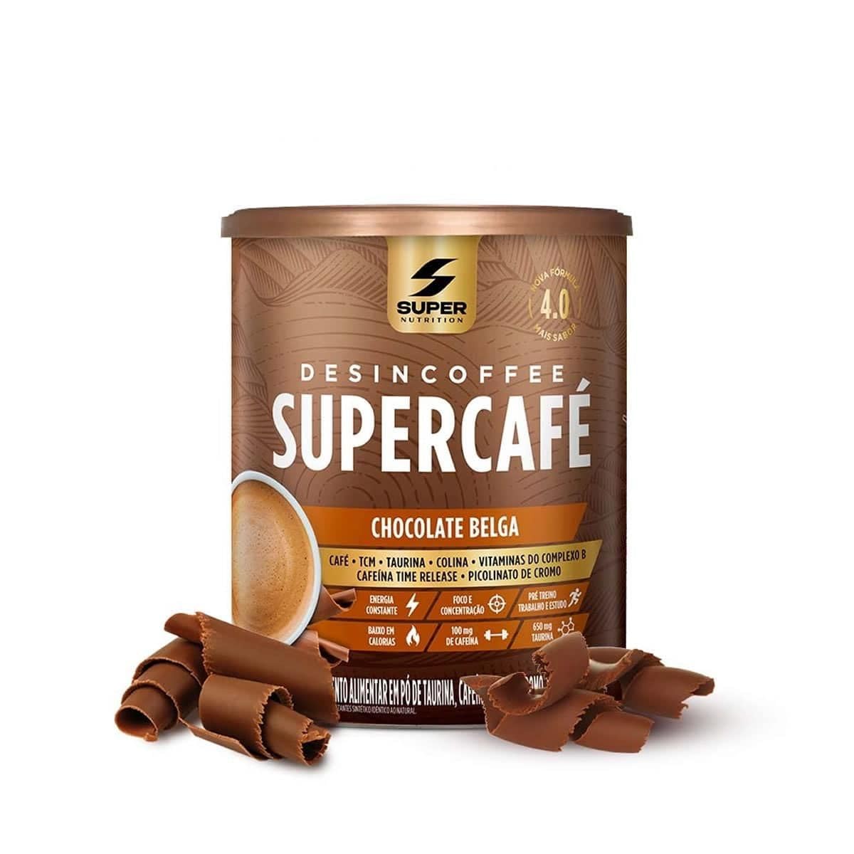 Supercafé Desincoffee (220g), Chocolate Belga | Amazon.com.br