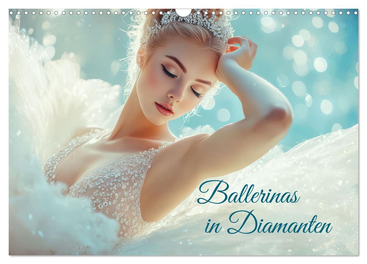 Ballerinas in diamonds UK-Version (Wall Calendar 2026 DIN A3 Landscape), CALVENDO 12 Month Wall Calendar โ image 1