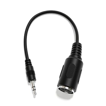 Female DIN MIDI Adapter Breakout Conversion Cable - Mini/Micro Jack [Straight | A-3.5mm]