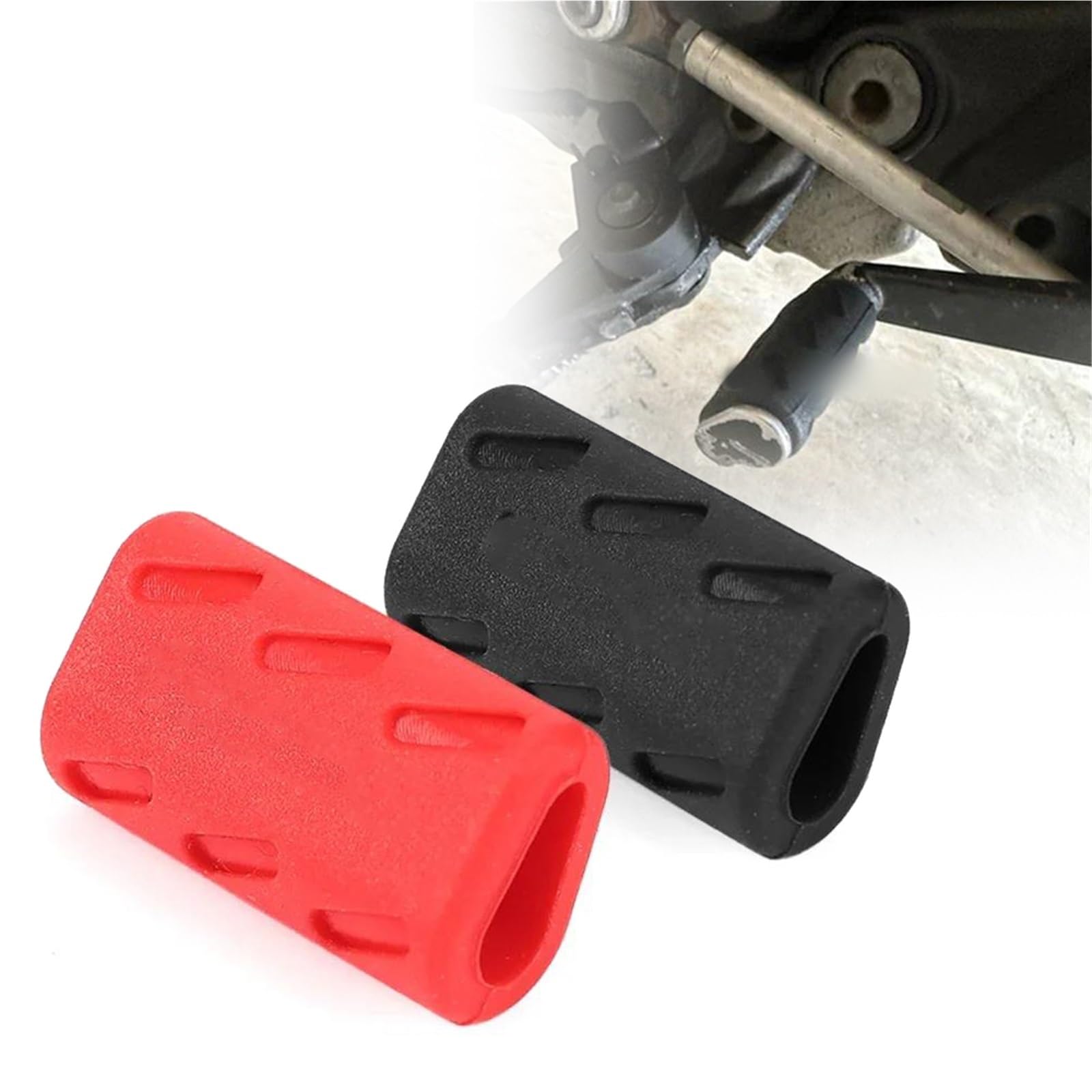 Ydybda Black Red Shift Lever Gear Pedal Brake Foot Pad For Ducati Hypermotard 796/821/950/1100 Hyperstrada Supersport Panigale Multistrada