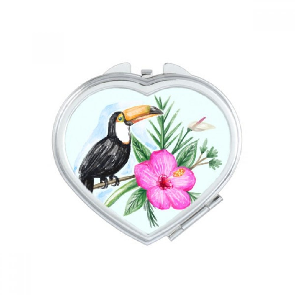 Miroir de poche à la main compact Ramphastos Toco mignon