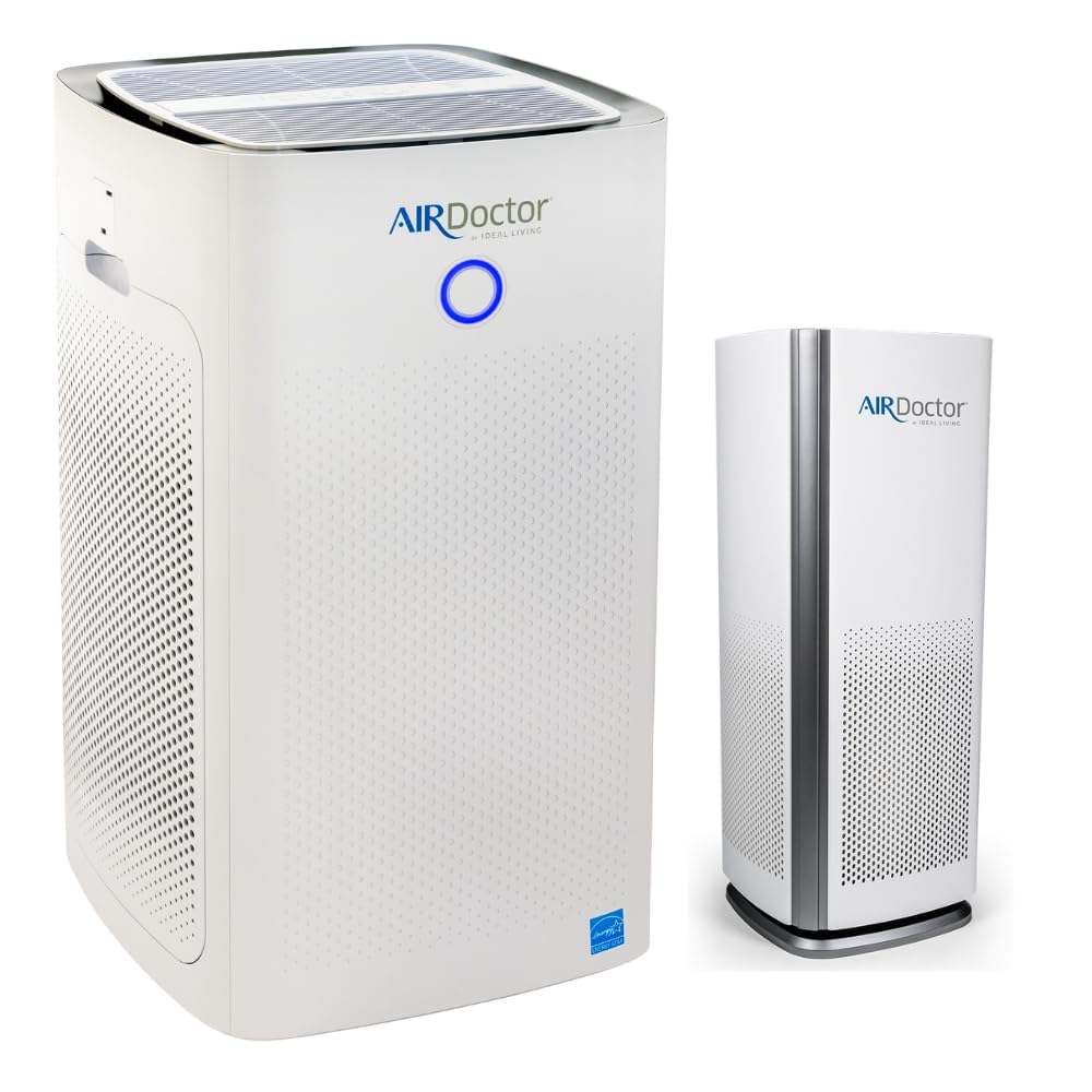 AIRDOCTOR 5500 and AIRDOCTOR 1000 4-in-1 Air Purifiers for Extra Large Spaces and Guest Rooms Bedrooms and Home