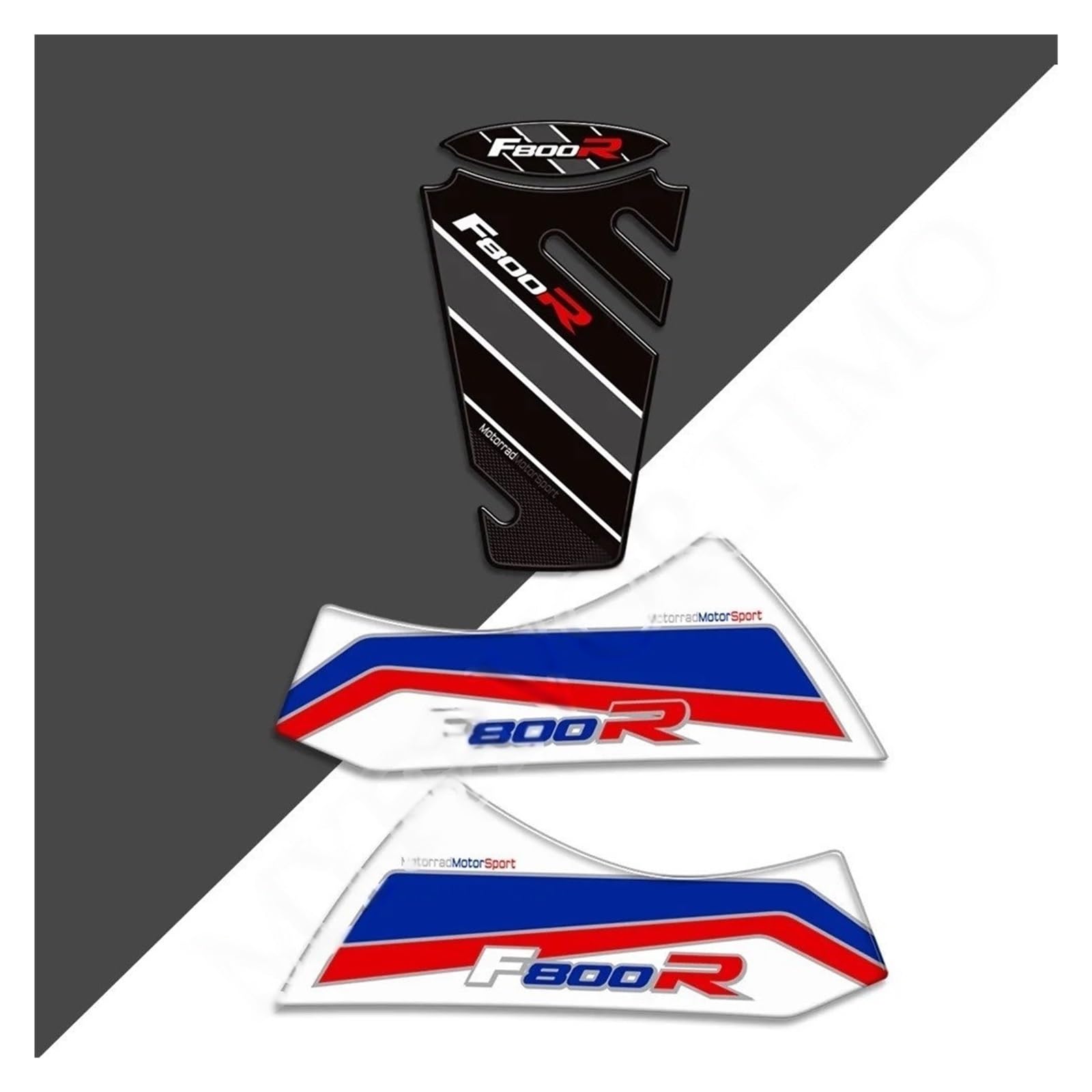 Motorbike Tank Pad Sticker Motorcycle Fuel Oil Kit Knee Tank Pad Protection Stickers Decals for F800R F800R F 800 R 800R Tank Pad Sticker