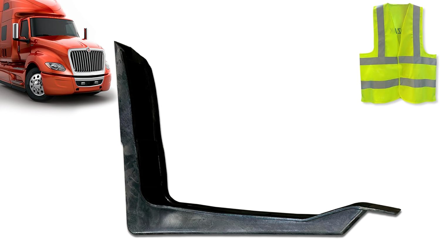 Cabin Fairing Bracket/Mount L2 for Semi Truck Compatible with International LT LT625, Driver’s Left Side
