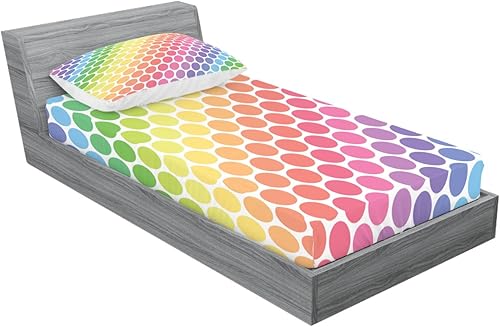 Miniatura 211 de Ambesonne - Juego de sábanas bajeras y fundas de almohada, diseño clásico botánico, plantas de jardín vintage, juego de 3 piezas con estampado