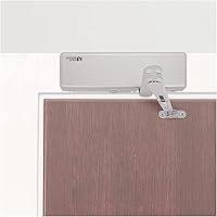 Vista 9 de Nuk3y 4400 Series - Cierrapuertas de hierro fundido grado 1, multimontaje, tamaño ajustable 1-6, cumple con ADA, certificación UL (aluminio)