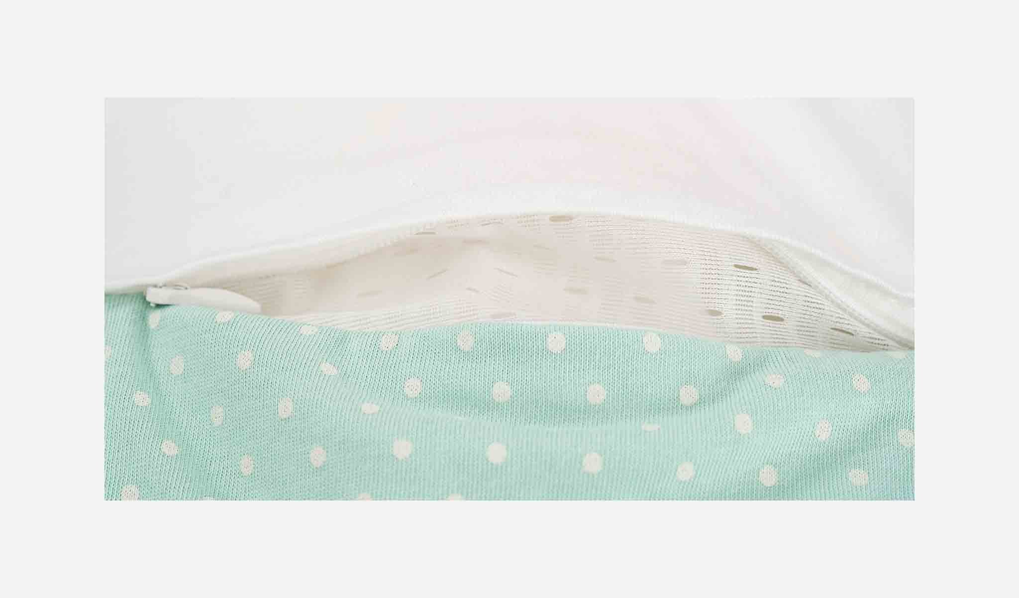 Träumeland - Outdoor Schlafsack mint gepunktet