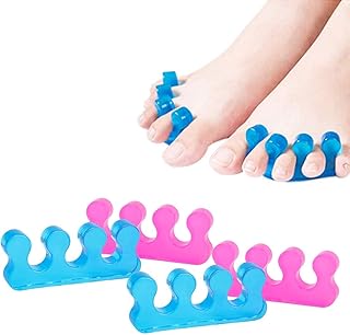 Sponsored Ad - Pedicure Toe Separators,Toe Separators for Nail Polish,SUNFATT Repeatable Washable Toenail Dividers,Toe Spr...