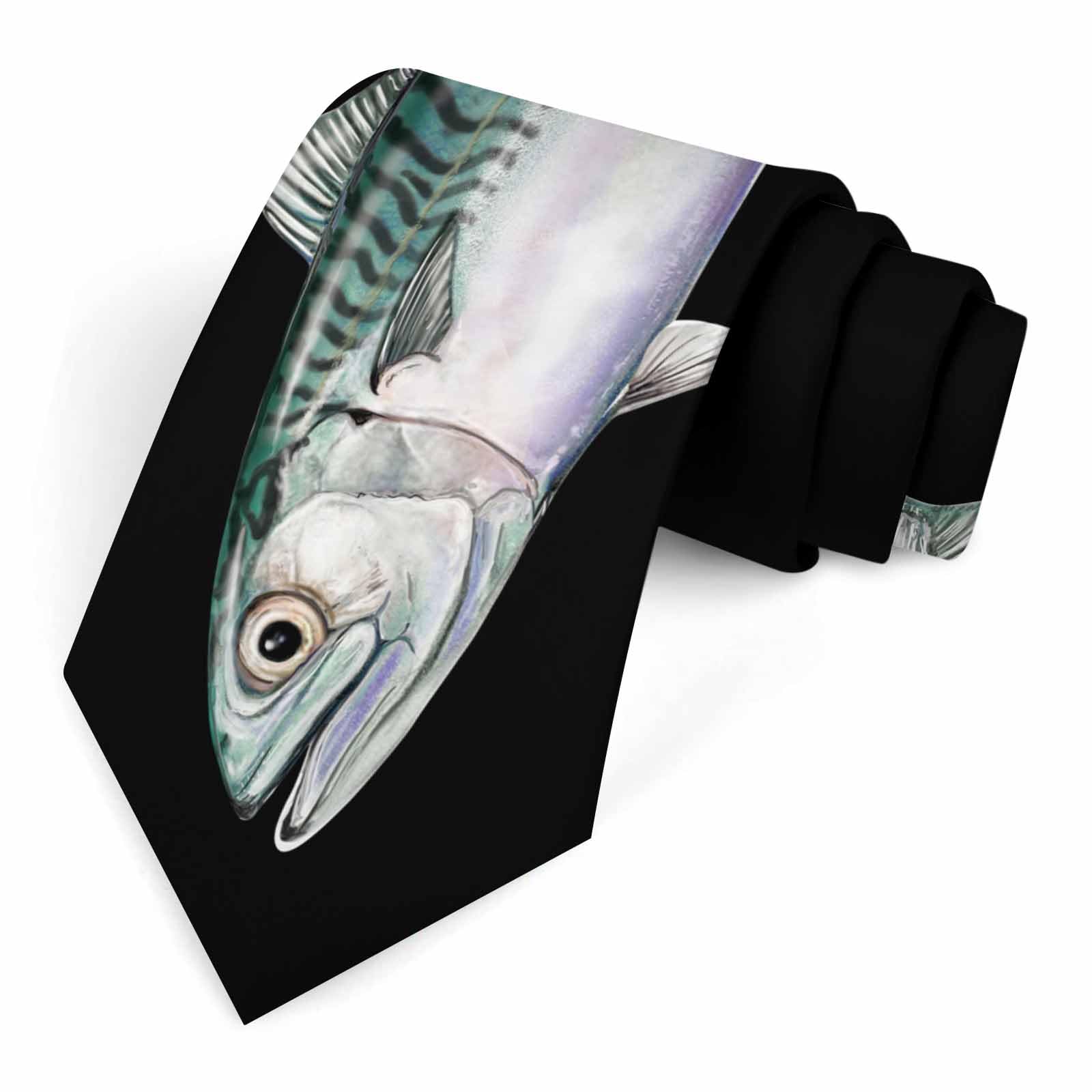 Muntayson Fish Mens Tie Men's Necktie Ties for Mens Daily Wedding Party Business
