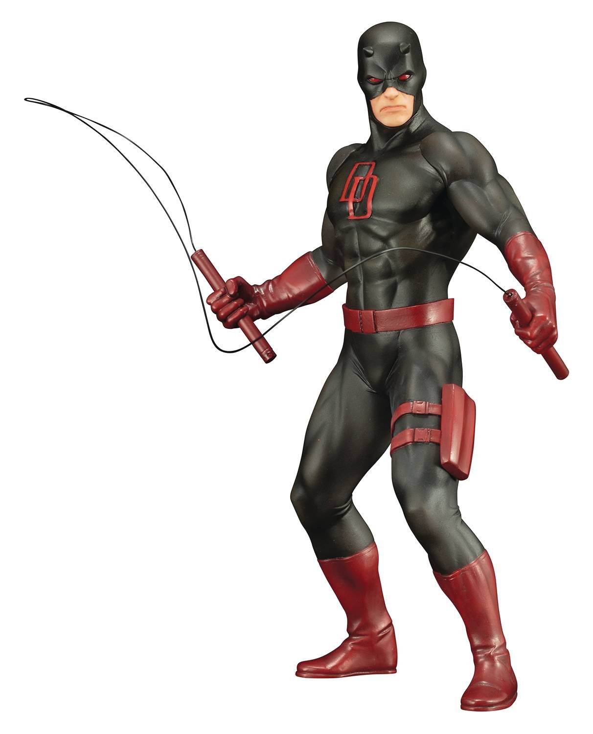 Amazon.com: Kotobukiya The Defenders Series Daredevil Black Suit
