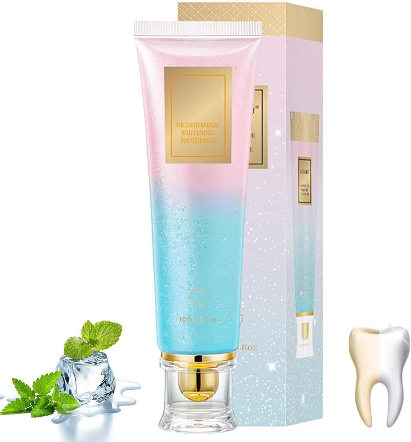 Niacinamide Whitening Toothpaste – Professional Dental Care Formula for Brighter (100 Gm) (pack 1)