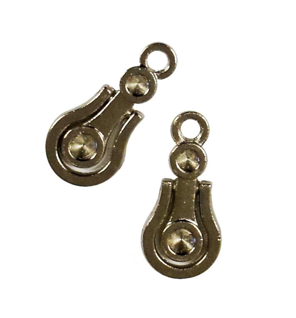 Attaches avec oeillet de serrage robuste HAND 104 couleur argent