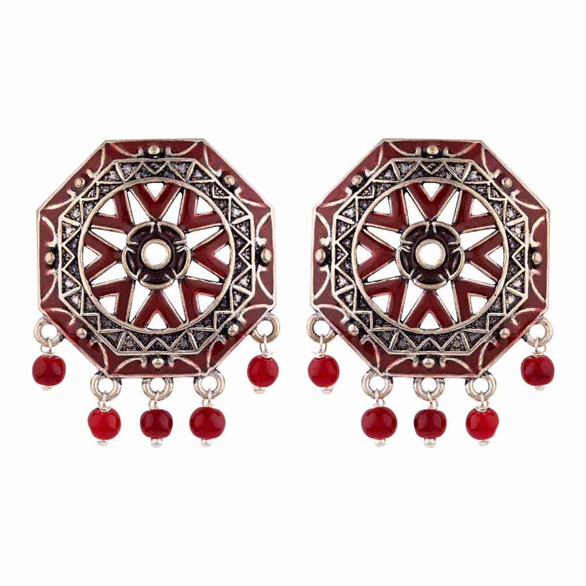 Voylla Rangabati Pink Beads Disc Earrings For Women's & Girl's - Review, Price and Buying Guide