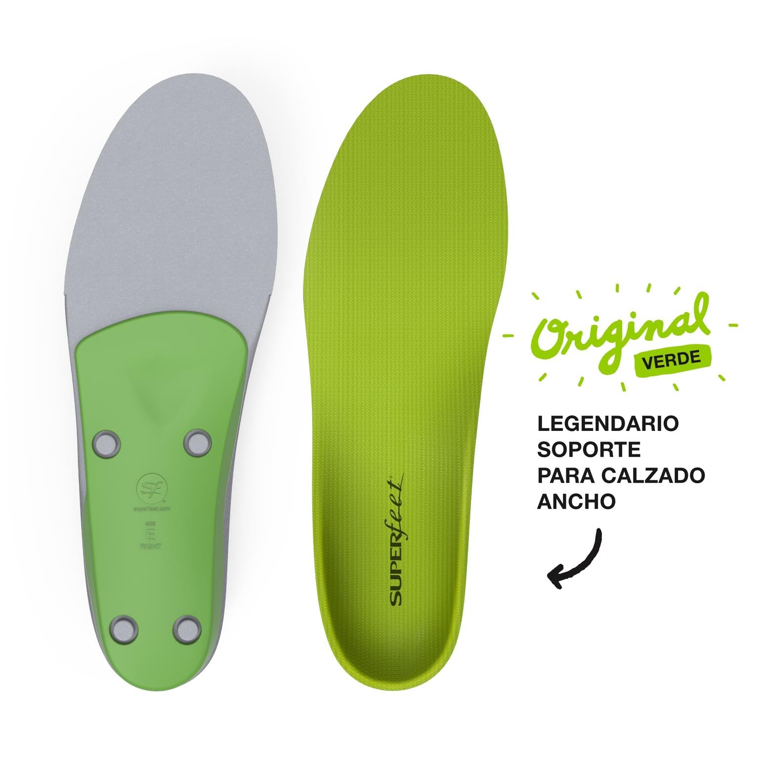 Superfeet Plantillas Ortopédicas Recortables para Zapatos - Arco Alto, EU 45 – 46.5
