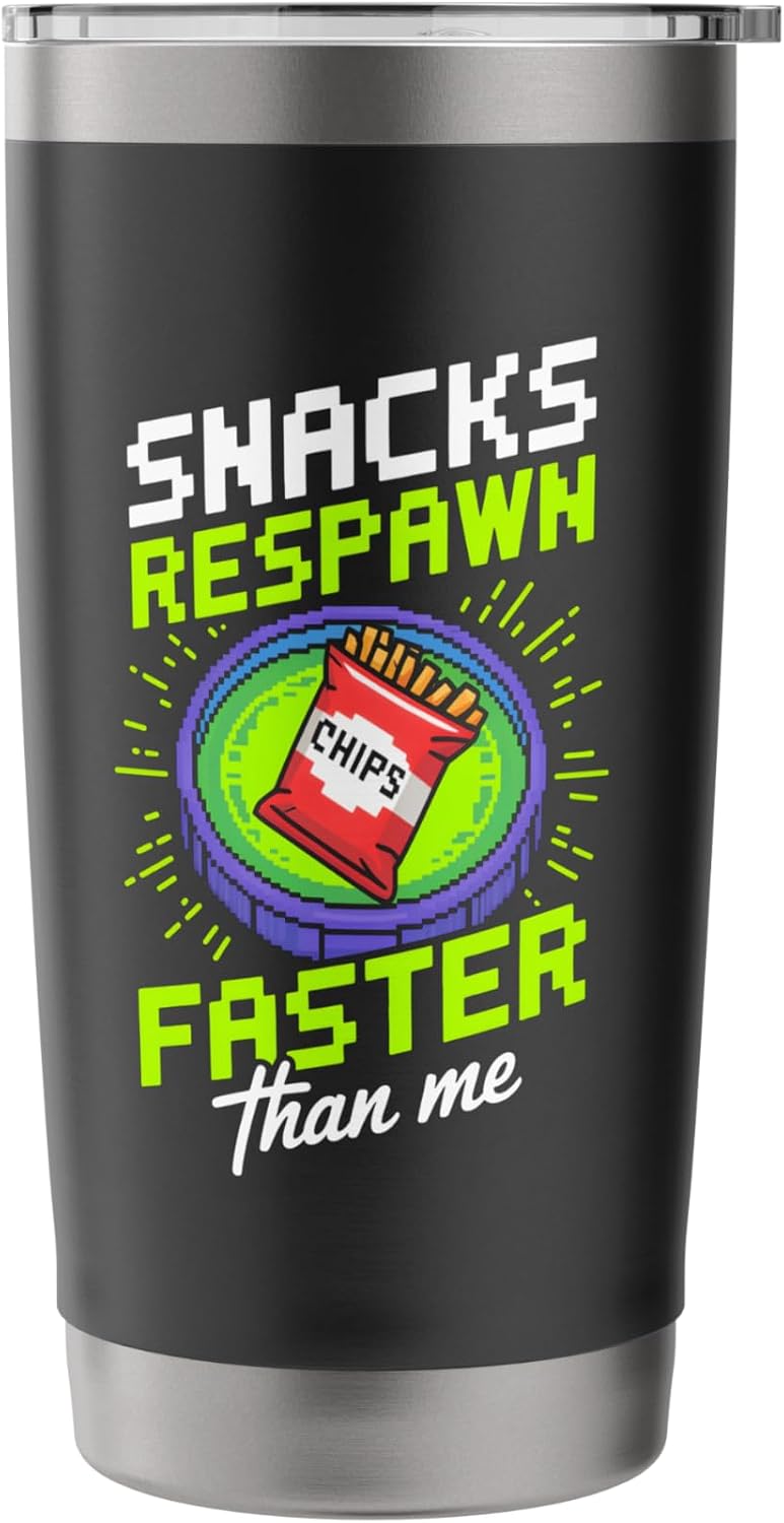 Respawn Snacks Faster Gamer Energy Stainless Steel Insulated Tumbler image 3