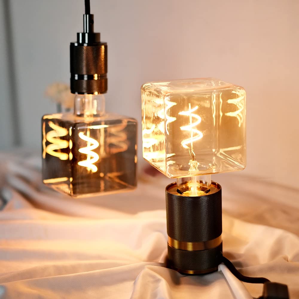 Vintage LED Ampoules 4W Dimmable Forme Irrégulière 220/240V Edison Vis E27 Base Spécialité
