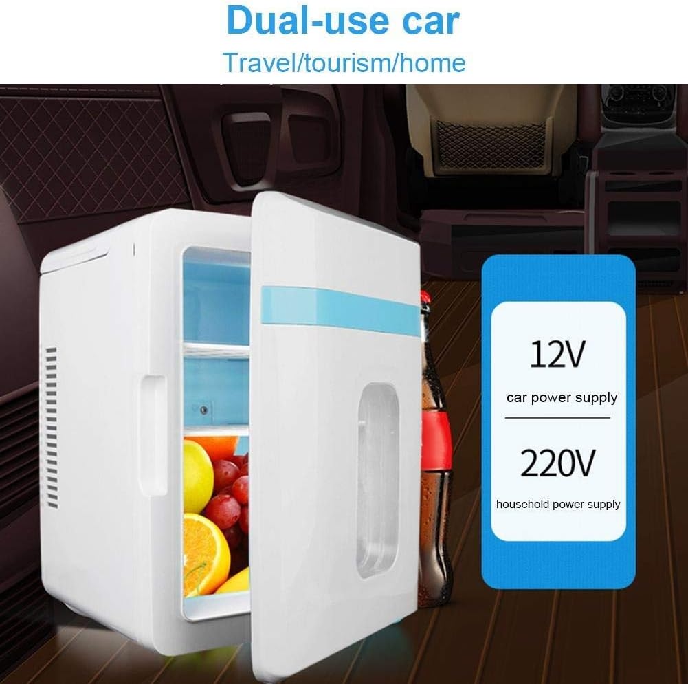 10L Mini Fridge Cooler Car Use Refrigerators Quiet Low Noise for Home Office Car 12V-220V Portable Fridge Ice Box Travel