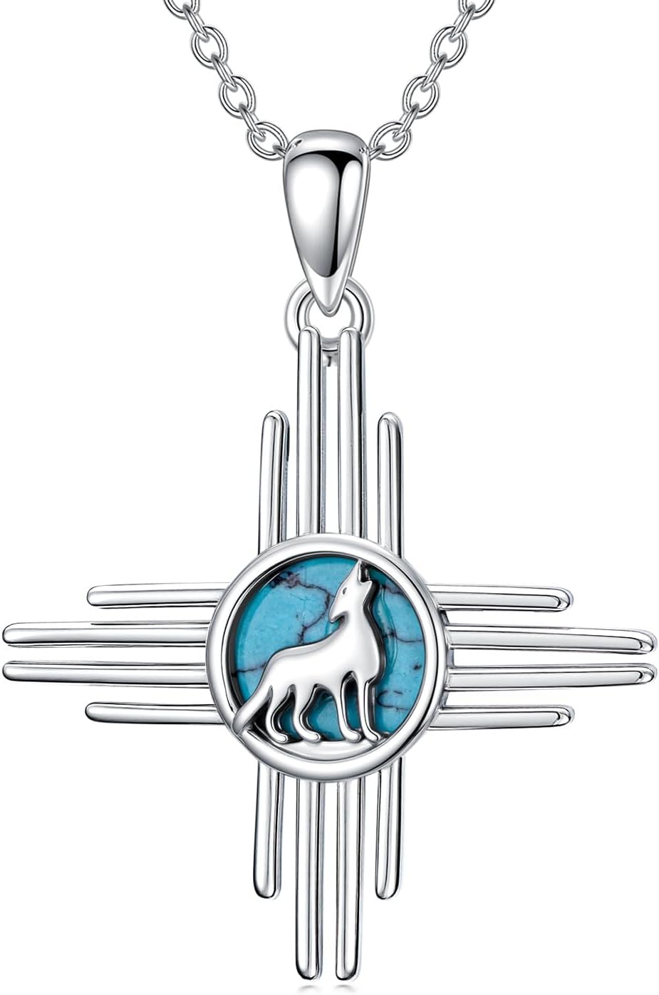 PROESS Sterling Silver Kokopelli Necklace Southwestern Jewelry Gifts for Men Women