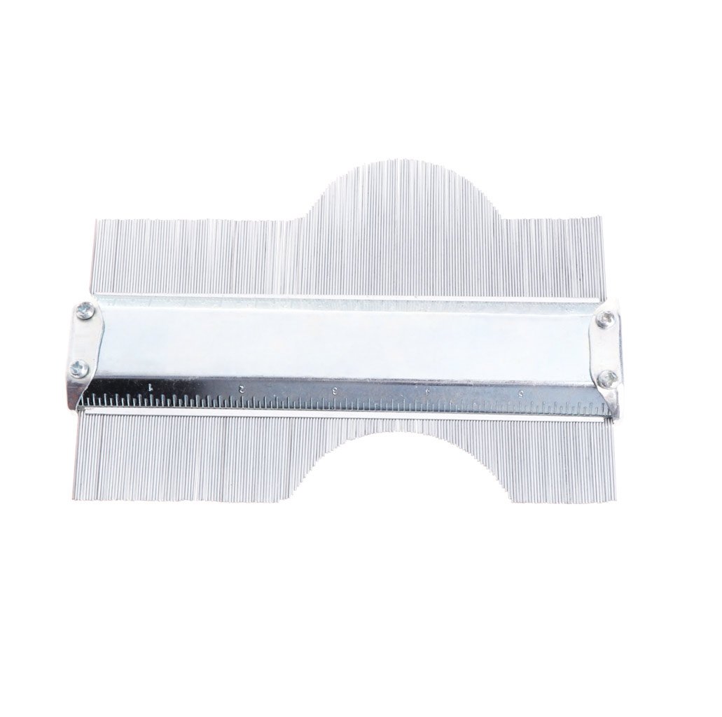 Profilo Multi-funzione Profilo Profilo Piastrellatura Piastrelle In Laminato Modellatura Del Bordo Misura Del Legno Righello Duplicatore Calibro Contorno ABS