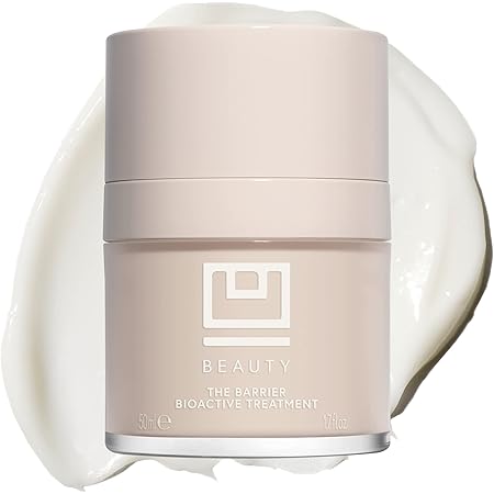 U Beauty Barrier Bioactive Treatment | Night Cream Face Moisturizer with Urea, Hyaluronic Acid, Vitamin B6 Anti Aging Skin Care Concentrate for Overnight Hydration - 1.7 oz Cream
