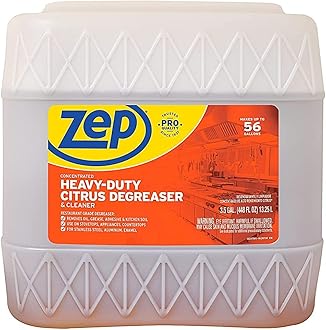 Zep Heavy-Duty Citrus Degreaser - 3.5 Gallon (1 Pail) ZUCIT3G - Professional Strength Cleaner and Degreaser, Concentrated Pro Formula