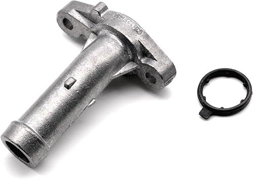 Miniatura 10 de Manguera de enfriamiento del reborde de entrada del refrigerante del motor compatible para Audi Q7 2007 2008 2009 2010 plástico de conexión de agua