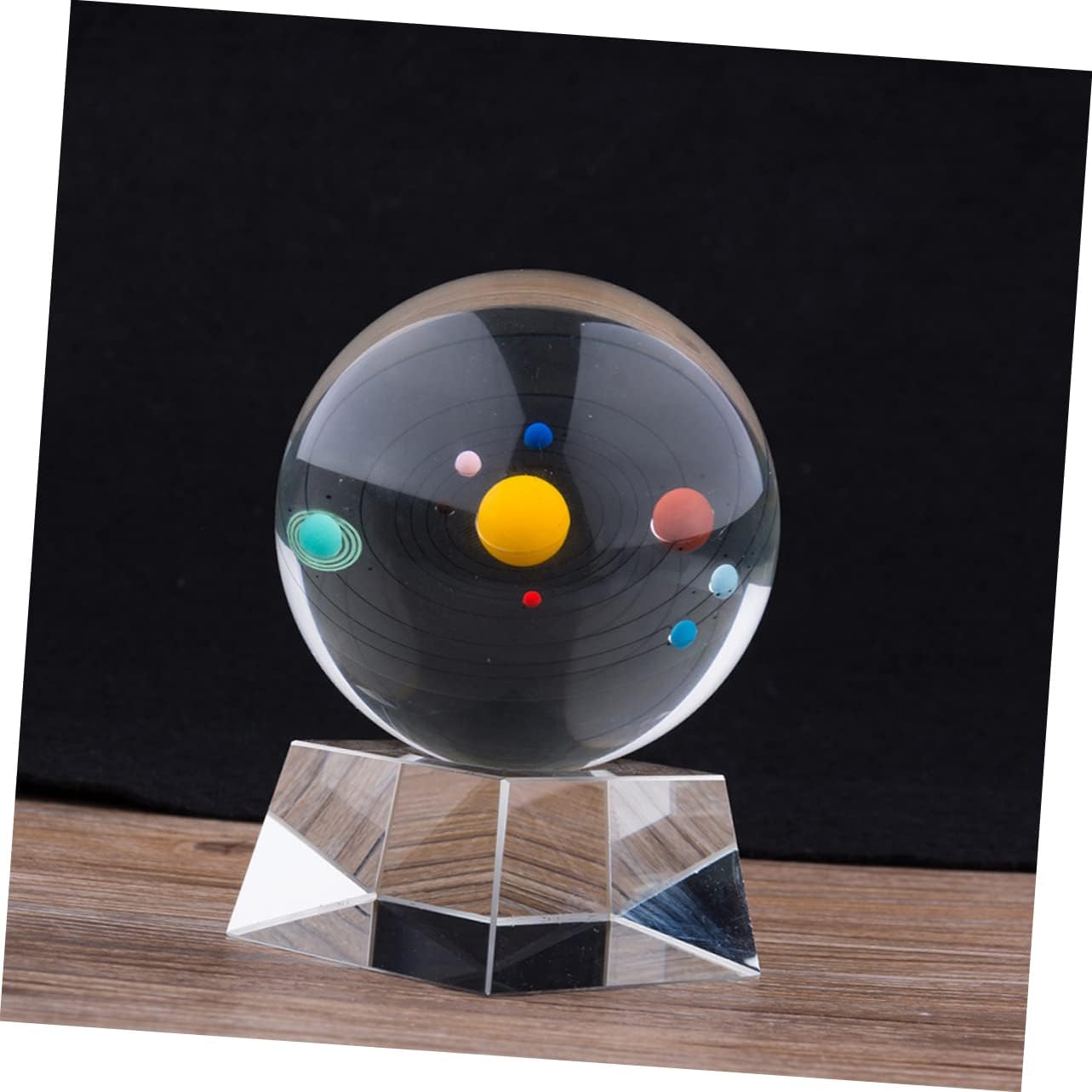 Solar System Model Crystal Ball Home Decor Decorative Sphere for Boys and Girls and Adults Educational Science Display for Space Enthusiasts