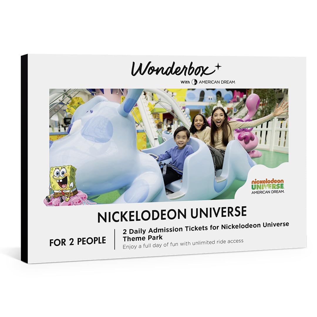 Entrée Nickelodeon Universe pour 2 avec accès illimité Wonderbox