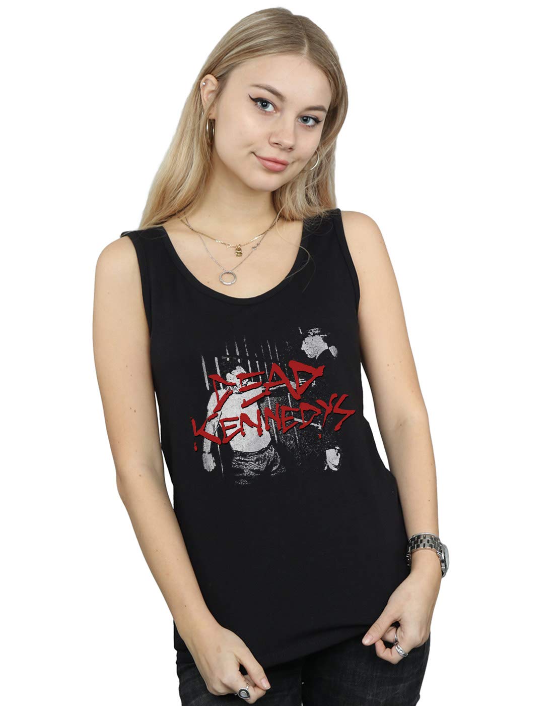 Absolute Cult Women's Black Dead Kennedys Police Truck Vest XX-Large