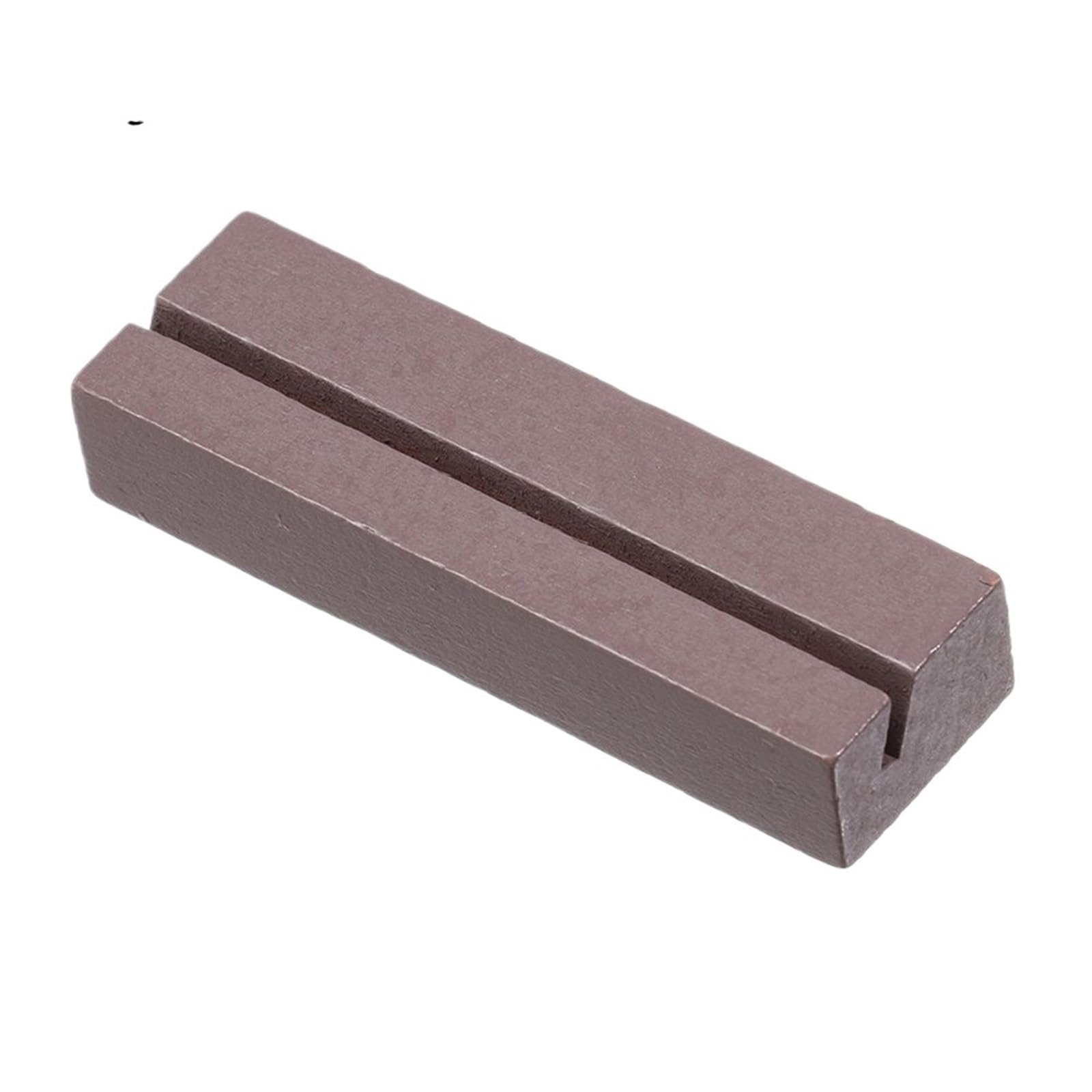 Segnaposto in legno, 5 pezzi, supporto per foto, rettangolare, fatto a mano, per matrimoni, numero di nome, immagini (marrone chiaro)