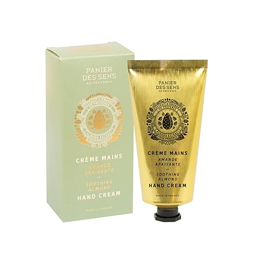Panier des Sens Crema de manos francesa con manteca de karité y almendras orgánicas, fragancia de almendras, adecuada para manos secas y manos