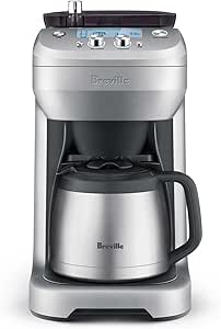 Breville BDC650BSS Grind Control Coffee Maker with Grinder, Brushed Stainless Steel, Thermal Carafe