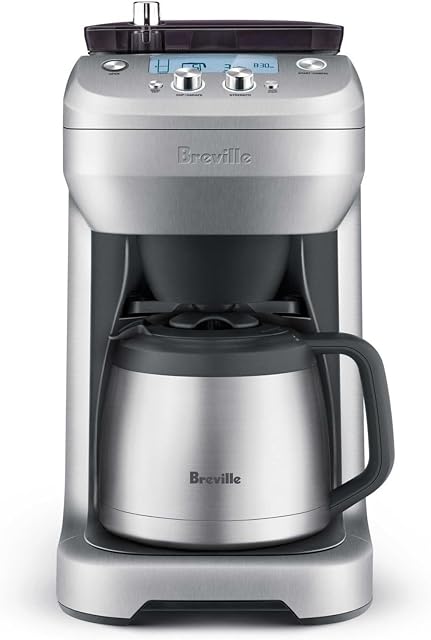 Breville BDC650BSS Grind Control Coffee Maker With Grinder, Brushed Stainless Steel, Thermal Carafe