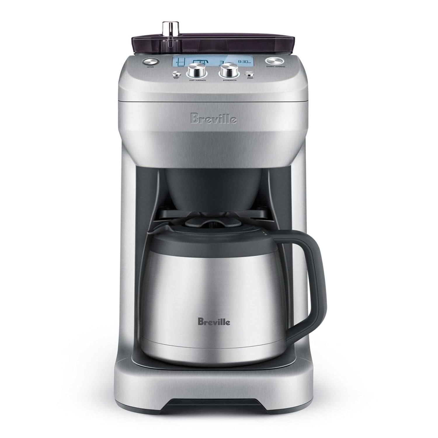 Breville BDC650BSS Grind Control Coffee Maker With Grinder Brushed Stainless Steel Thermal Carafe