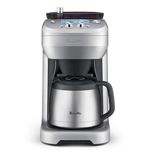 Breville BDC650BSS Grind Control Coffee Maker With Grinder Brushed Stainless Steel Thermal Carafe