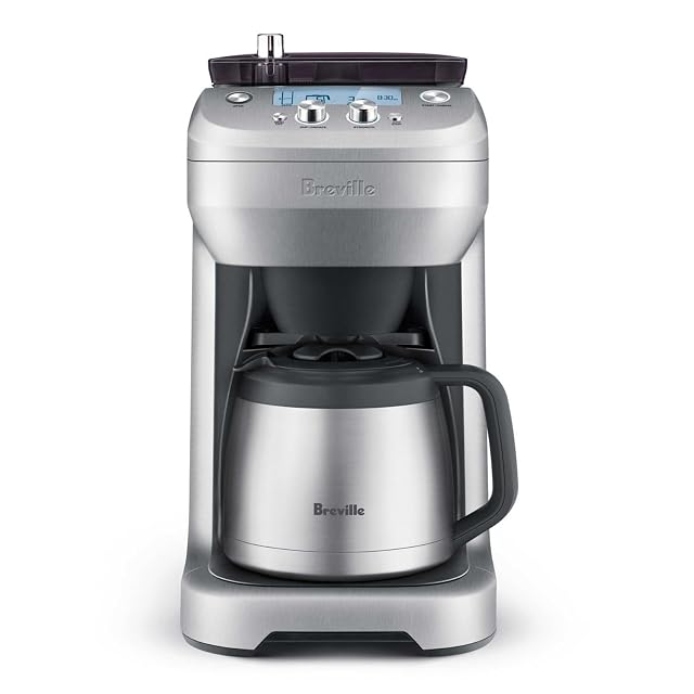 Breville BDC650BSS Grind Control Coffee Maker With Grinder Brushed Stainless Steel Thermal Carafe
