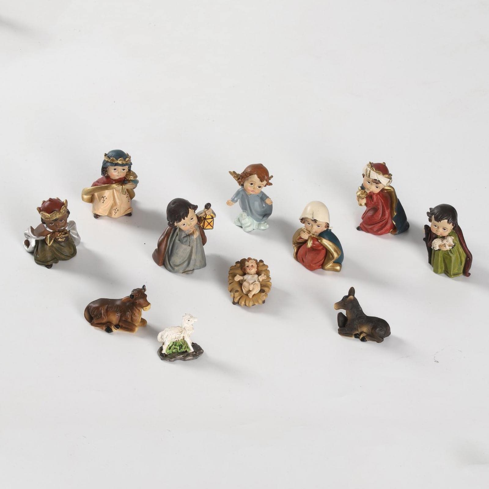 misppro Krippen-Set, Krippe, Krippe, Miniaturen, Ornamente, katholisches Geschenk