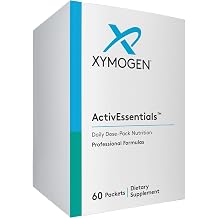 XYMOGEN ActivEssentials - ActivNutrients Iron-Free Multivitamin, Omega-3 Fish Oil & Calcium Complex - Nutritional & Antioxidant Support - Daily Dose Pack - Iron-Free & Gluten-Free - 60 Packets