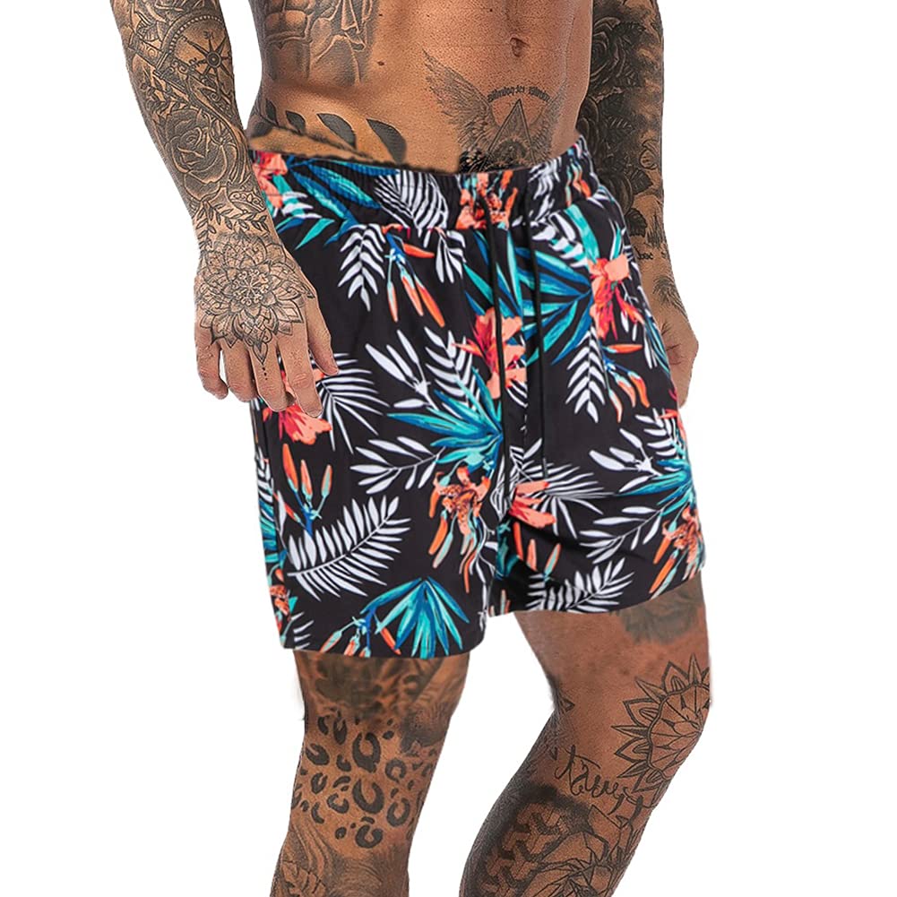 Men’s Board Shorts No Mesh Lining with Pockets XL-image-23