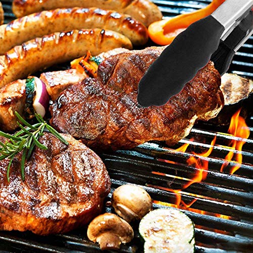 Image of Silicone Spatula - Nonstick, Heat Resistant Cooking & Baking Flipper for Pancakes, Omelettes, Pizza, Steak, Dosa - Ideal for Griddle Pans, Cookware and Fish Turner (Silicone Tong)
