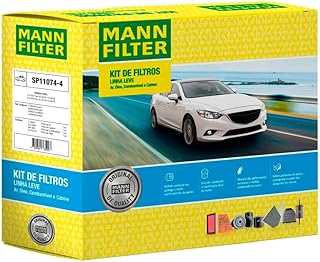 MANN-FILTER Original, Kit de Filtros, Filtro do Ar, Óleo, Combustível e Cabine, SP11074-4 para Honda Civic, Mann-Filter