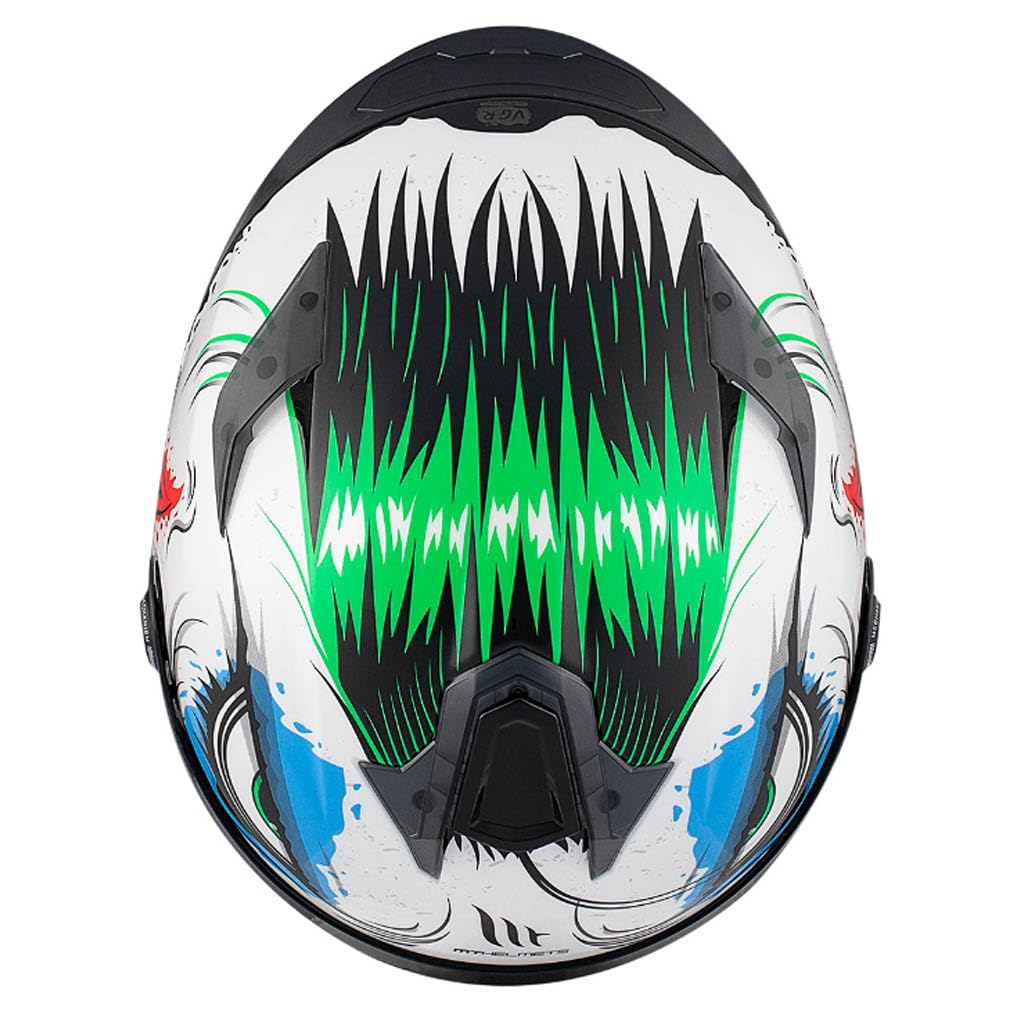 MT Helmets Targo S Joke - Casco de Moto Integral Joker Homologado 22.06