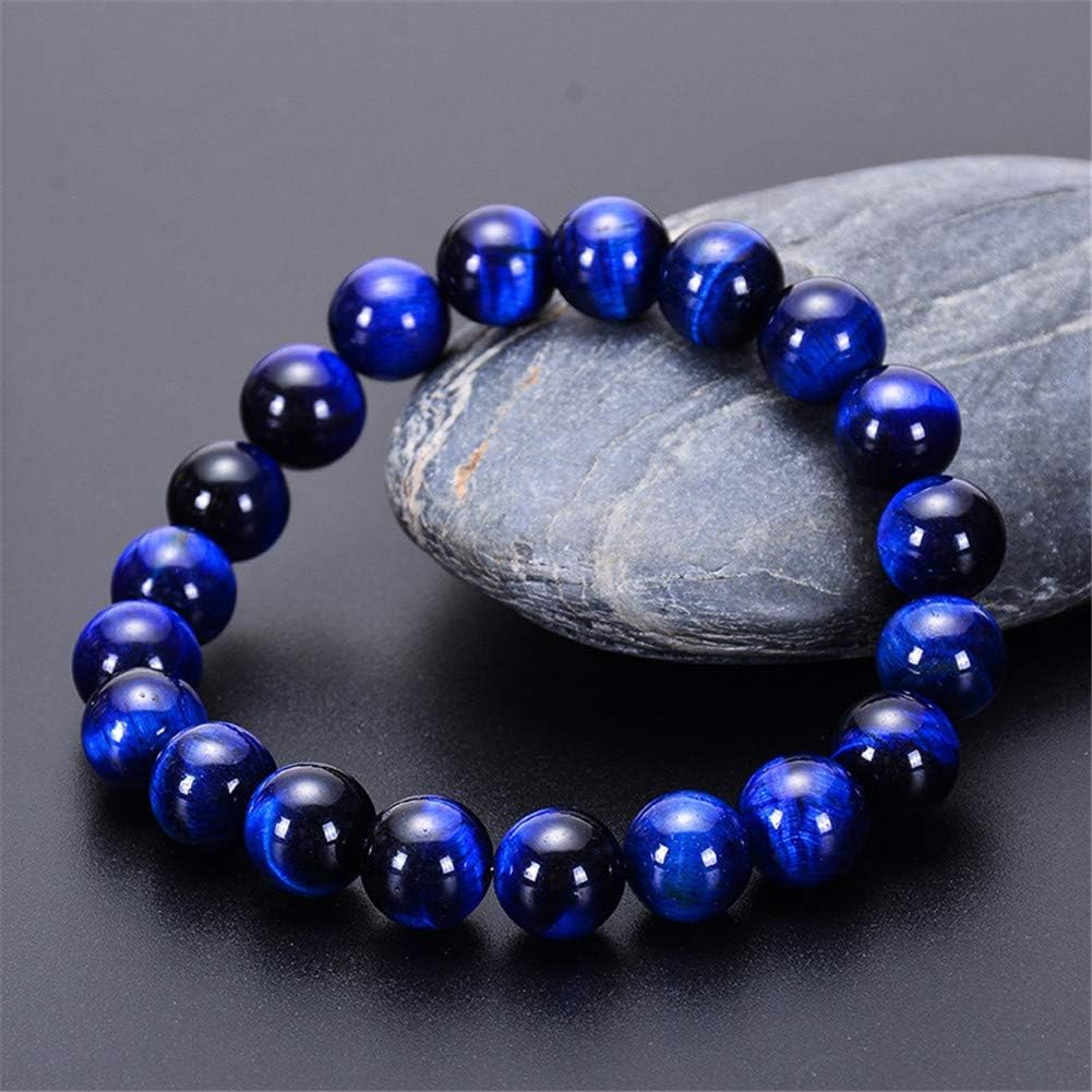 Bracciale in pietra occhio di tigre blu