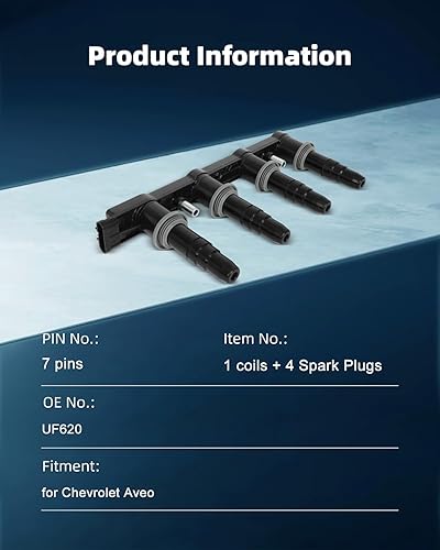 Vista 815 de ECCPP Bobinas de encendido portátiles de repuesto para automóvil compatibles con Infiniti I30/para Nissan Maxima 3.0L V6 2000-2001 Reemplazo