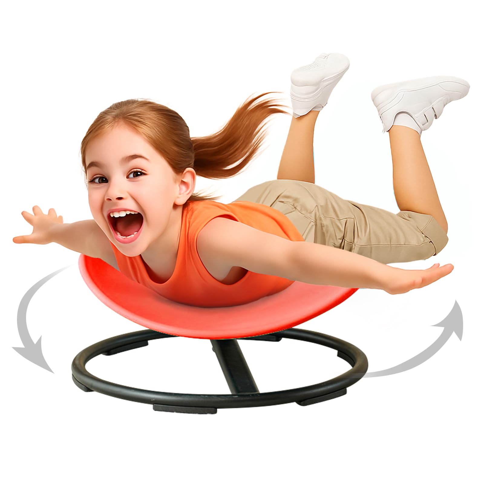 Kids Sensory Spinning Chair for Autism Ages 3+, Sit and Spin Swivel Chair for Kids with ADHD, Sensory Chairs for Autistic Children, Sensory Toys for