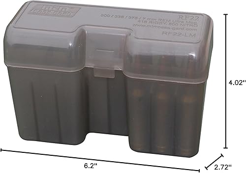 Vista 4 de MTM Caja de munición redonda para rifle abatible 22 270 WSM a 300 WSM, 45-70