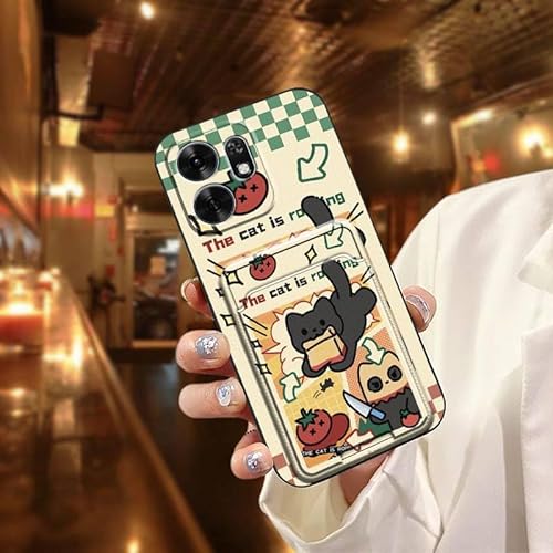 Phone Case Compatible with Honor Play60A, Cover Durable Silicone Anti-knock Card slot Cute protective Back Cover Shockproof TPU 