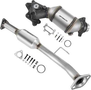 Catalytic Converter Compatible with Honda Civic Hybrid 2006 2007 2008 2009 2010 2011 1.3L l4 Front Rear Catalytic Convertor Direct-fit 16641 16439 EPA Compliant