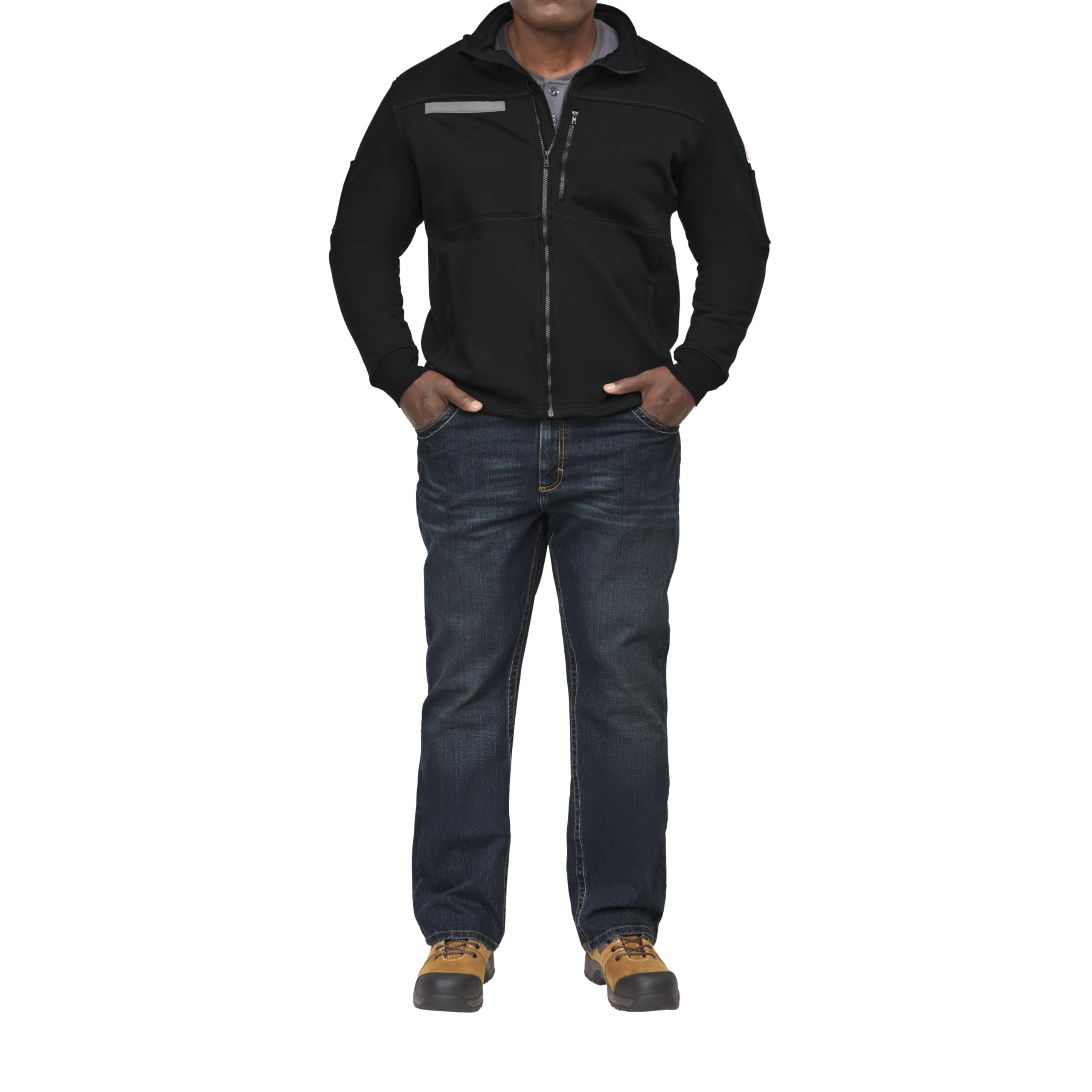 Bulwark FR Men's Fleece Flame Resistant Zip-Up Jacket